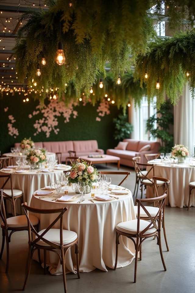 themed and eclectic seating arrangements