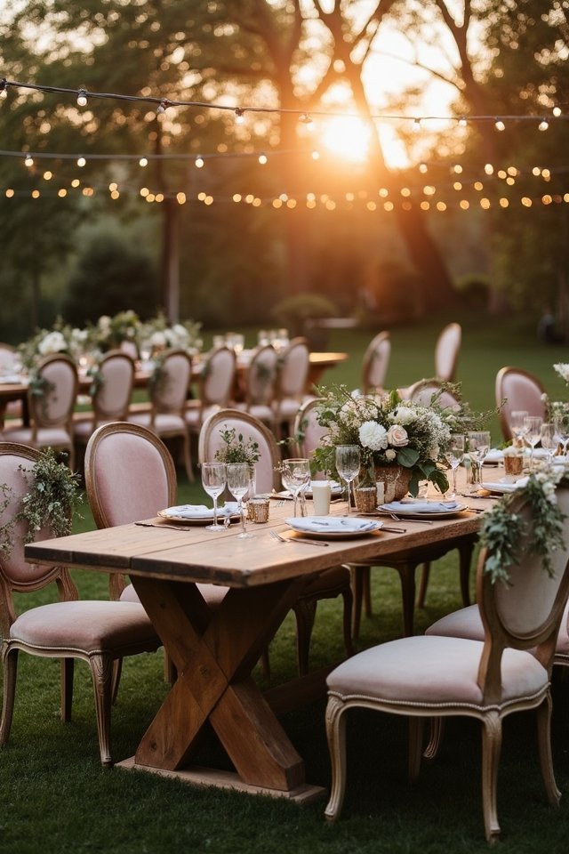 themed circular seating arrangements