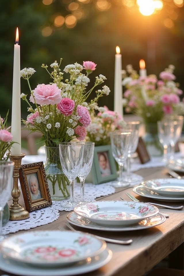 themed family photo displays