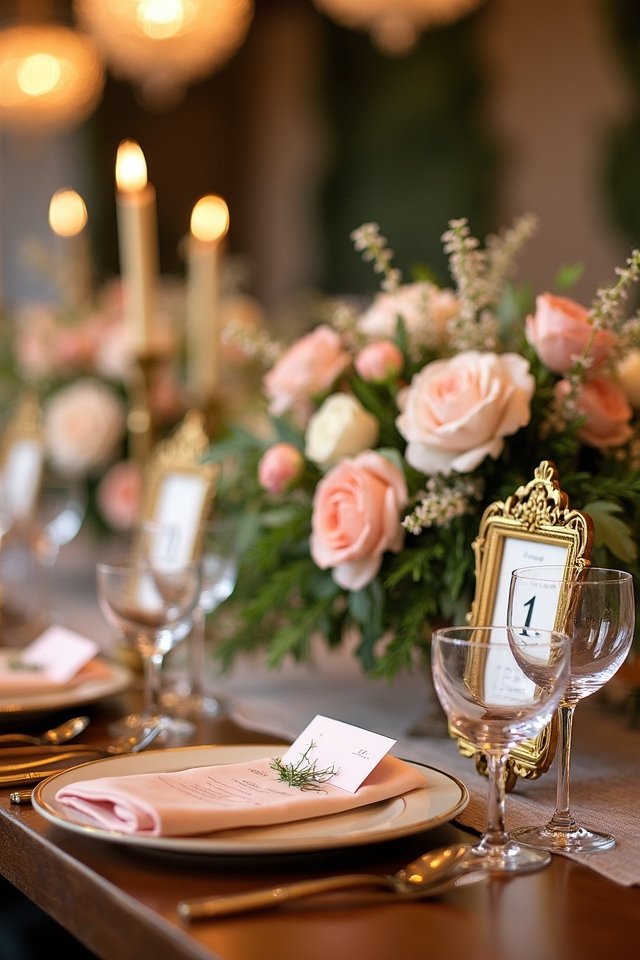 themed table numbers creativity