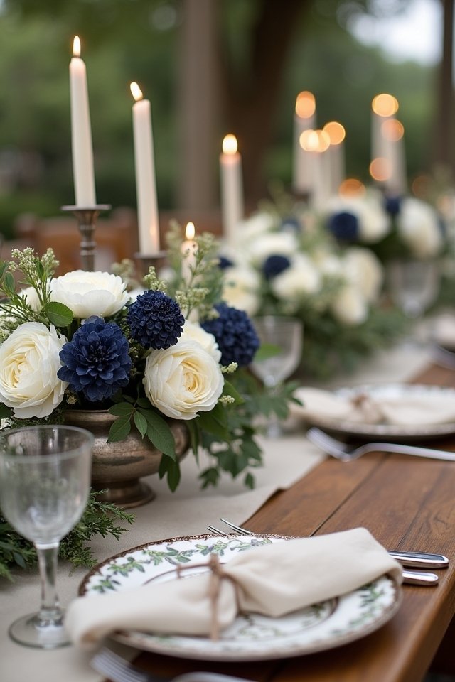themed wedding table centerpieces