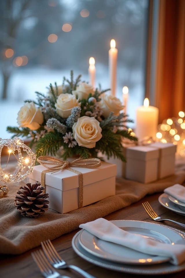 thoughtful winter wedding favors