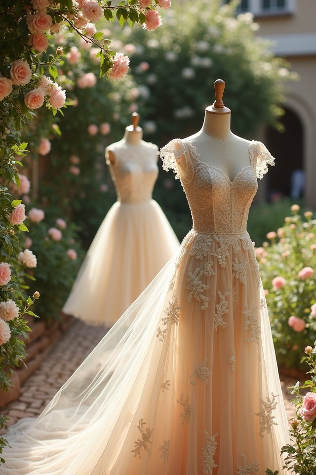 timeless 1950s lace elegance