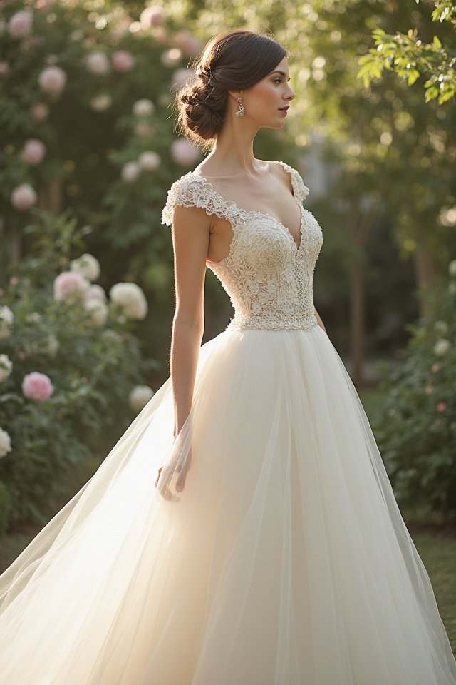 timeless a line bridal elegance