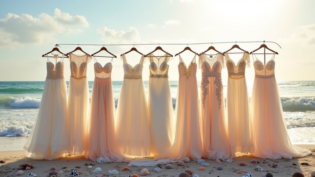 timeless beach wedding dresses