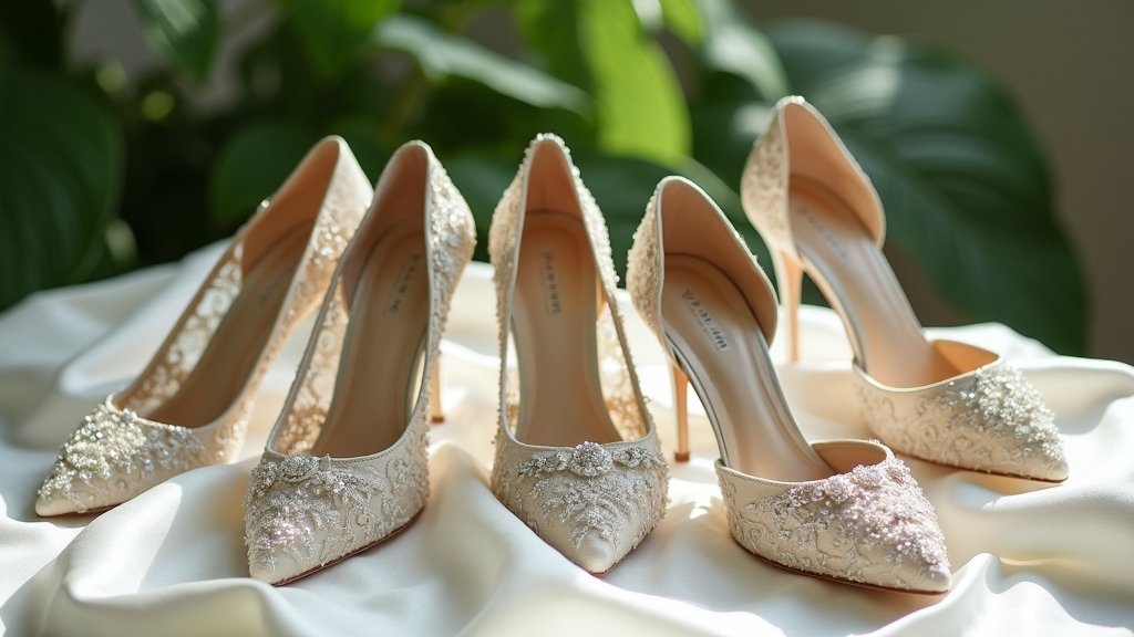 timeless bridal heels selection