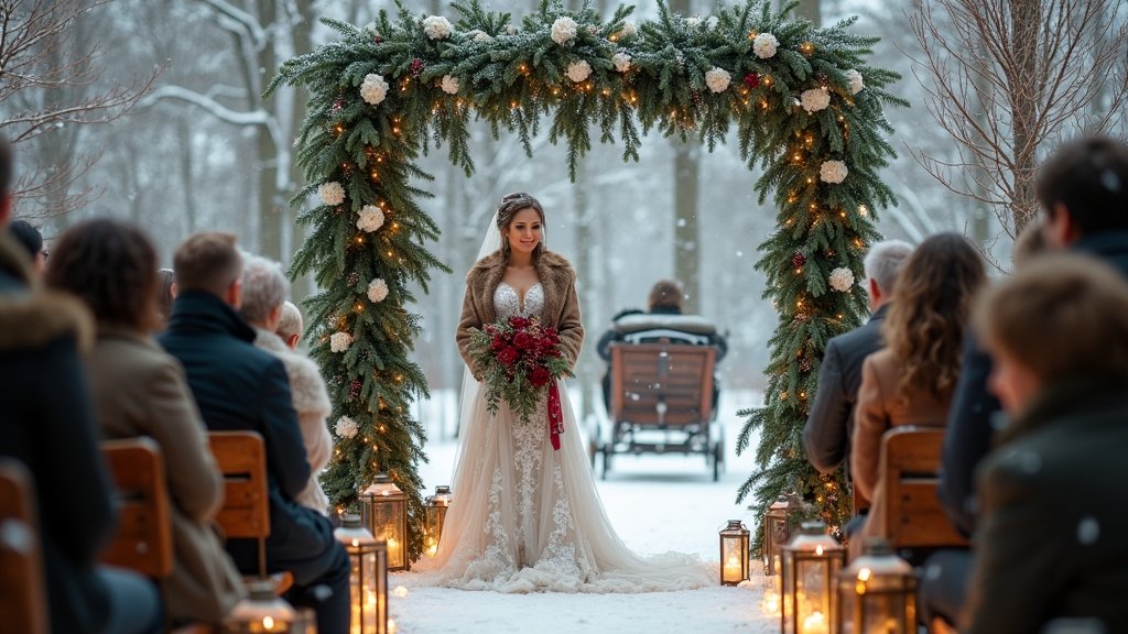 timeless christmas wedding inspiration