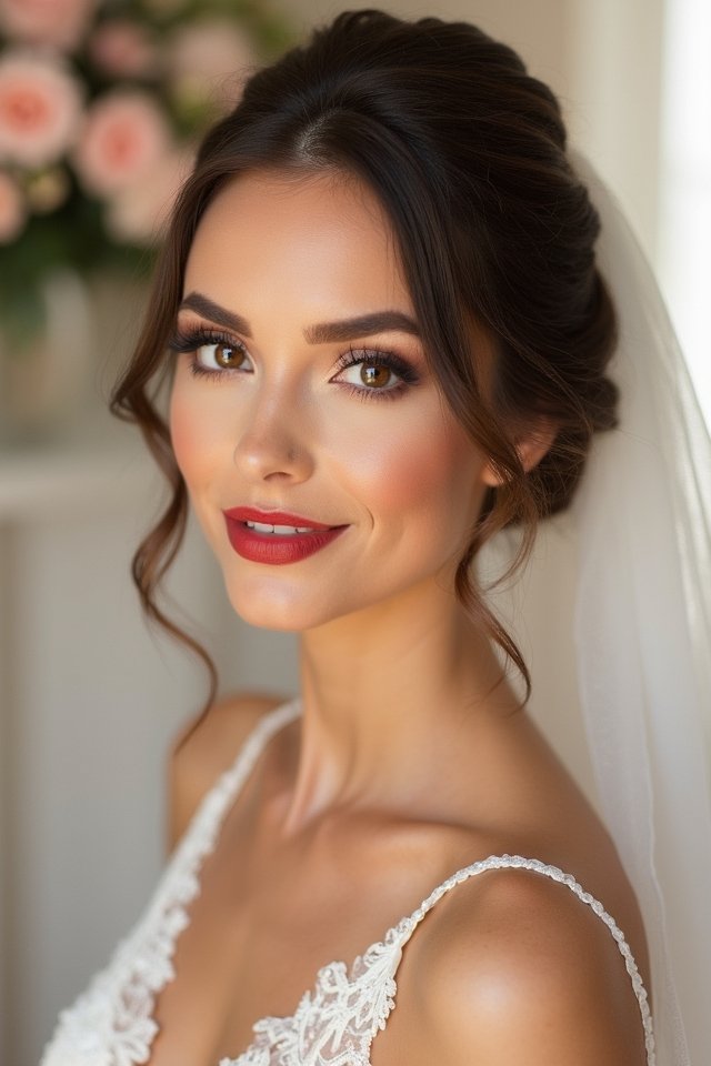 timeless classic wedding glam