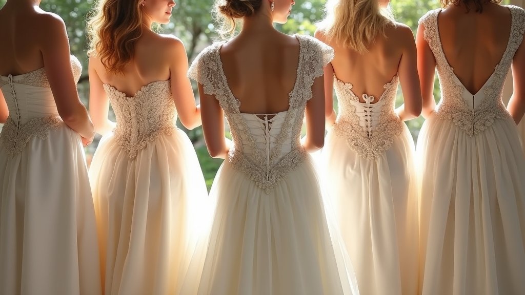 timeless corset back wedding dresses