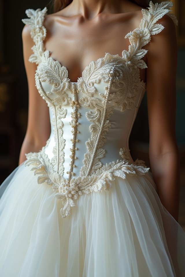 timeless corset wedding elegance