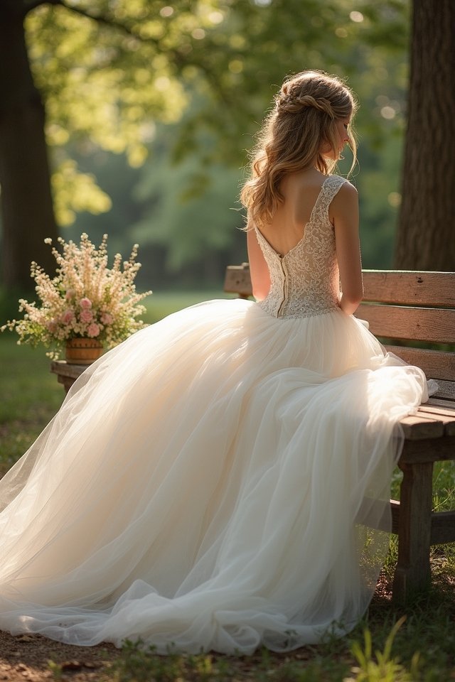 timeless elegance airy tulle