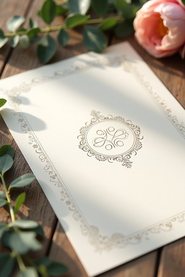 timeless elegance in invitations
