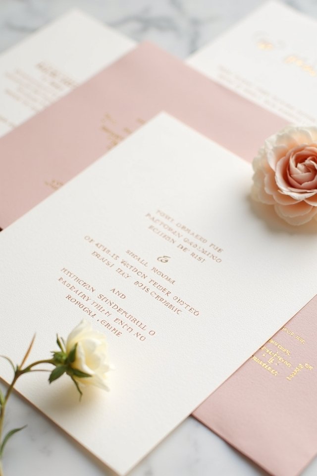 timeless elegance in invitations