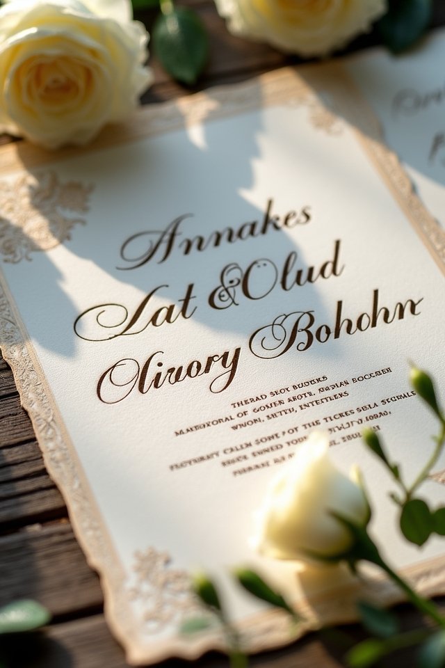 timeless elegance in invitations