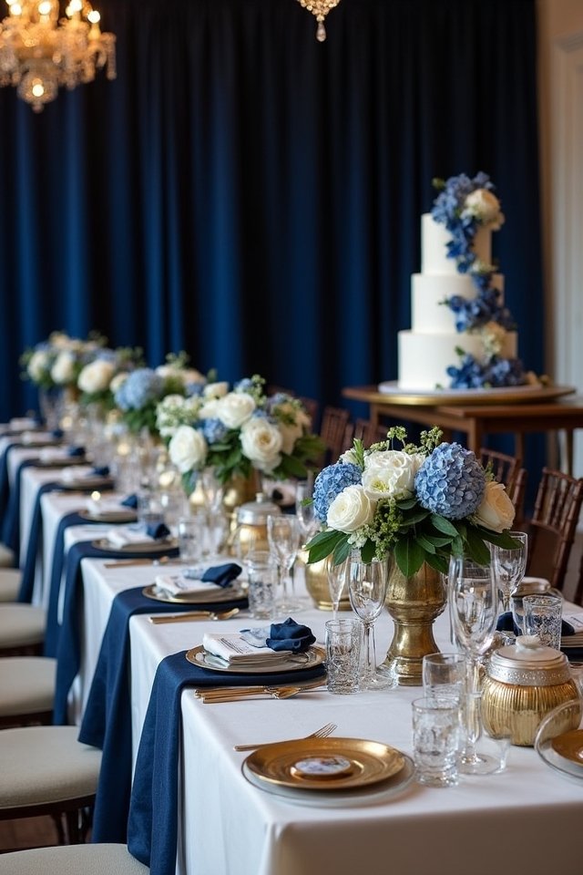timeless elegance in navy