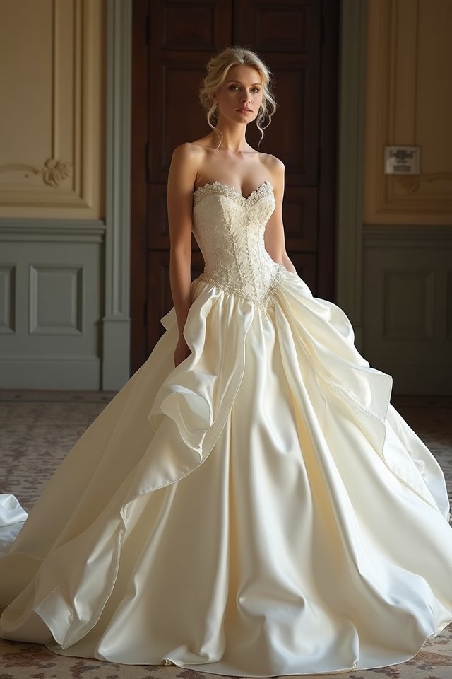 timeless elegance in satin