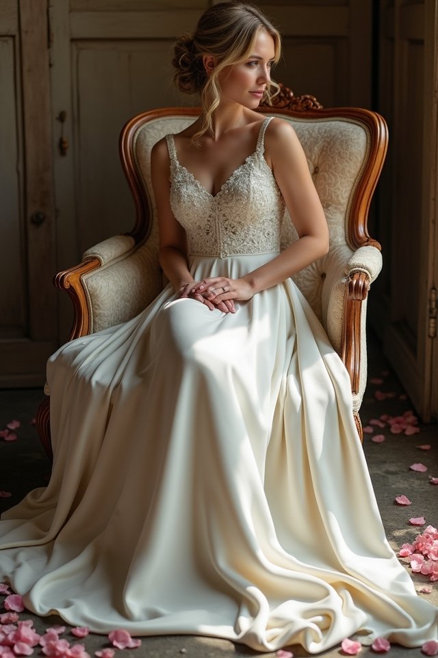 timeless elegance in satin