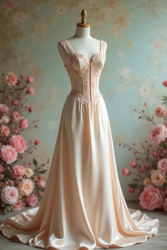 timeless elegance satin corset