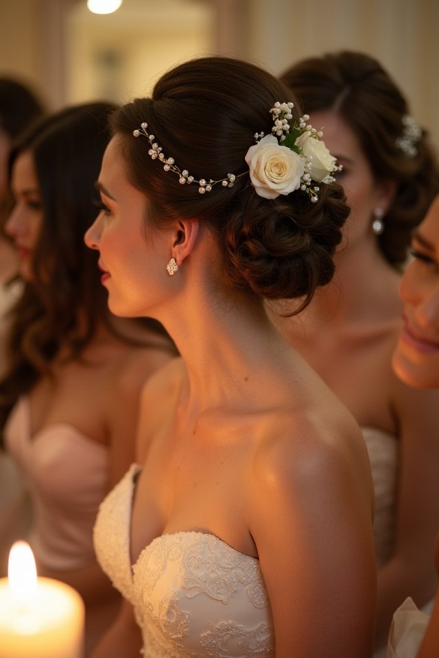 timeless elegance with updo