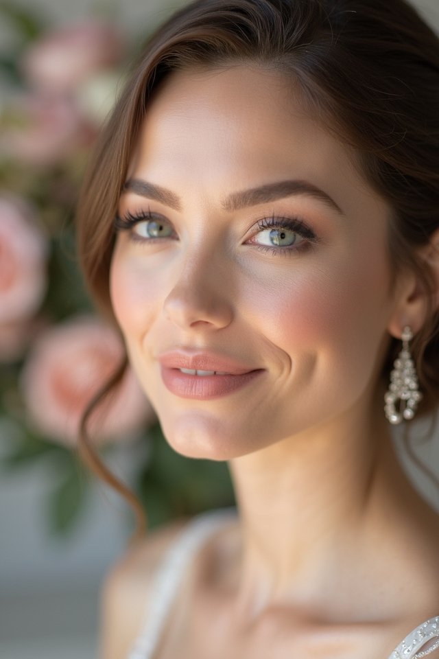 timeless elegant bridal makeup