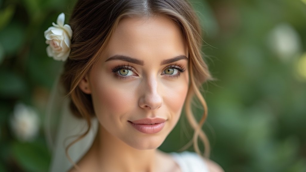 timeless elegant bridal makeup