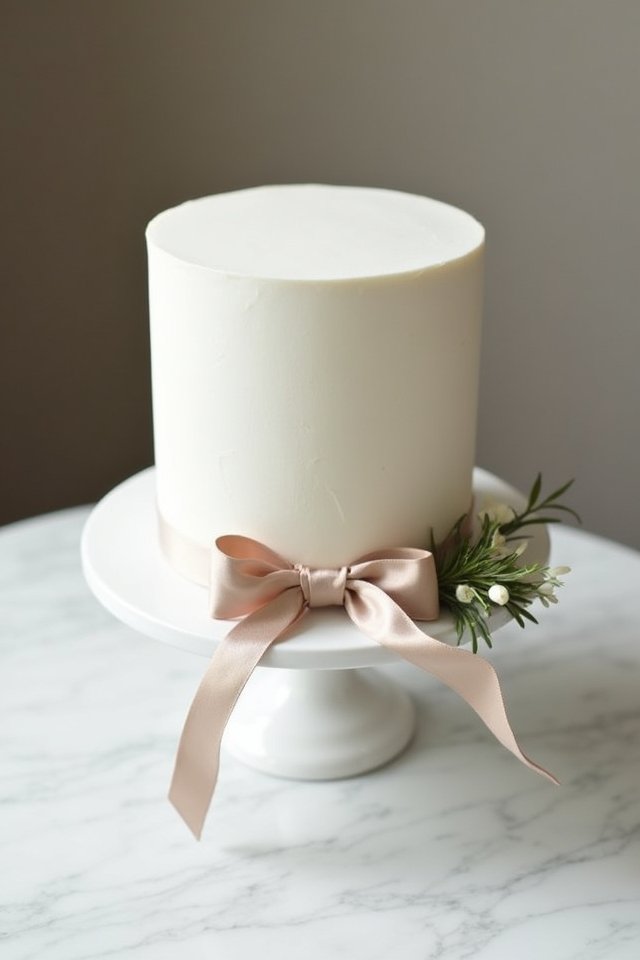 timeless elegant buttercream cake