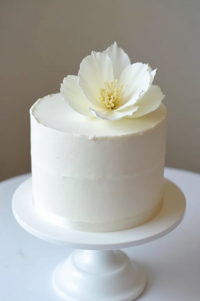 timeless elegant buttercream cake