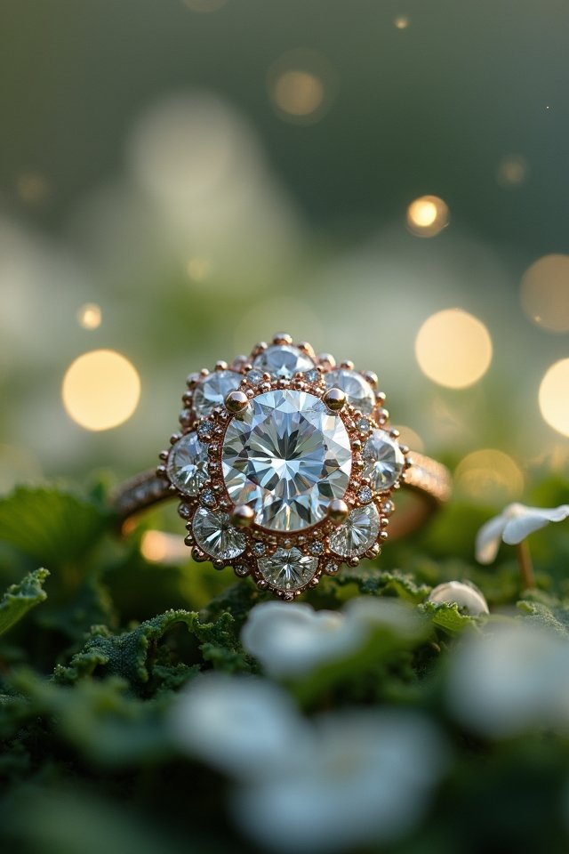 timeless elegant halo settings