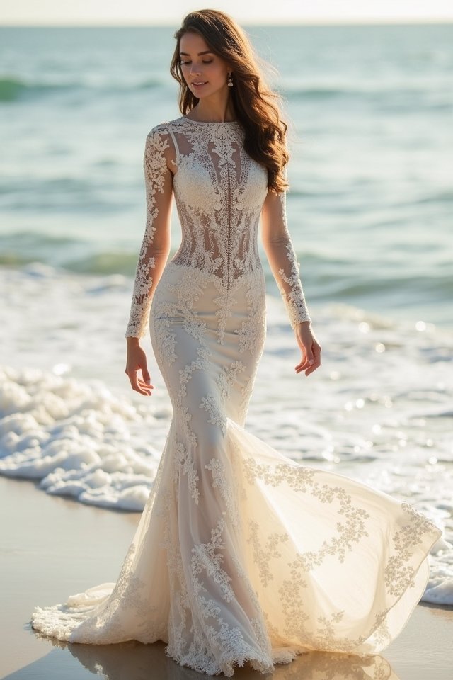 timeless elegant wedding gown