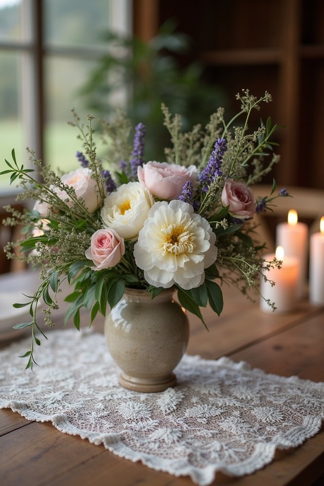timeless floral wedding arrangements