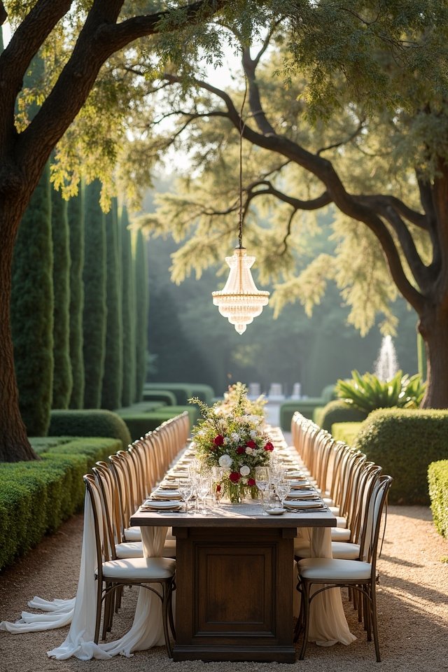 timeless garden wedding elegance