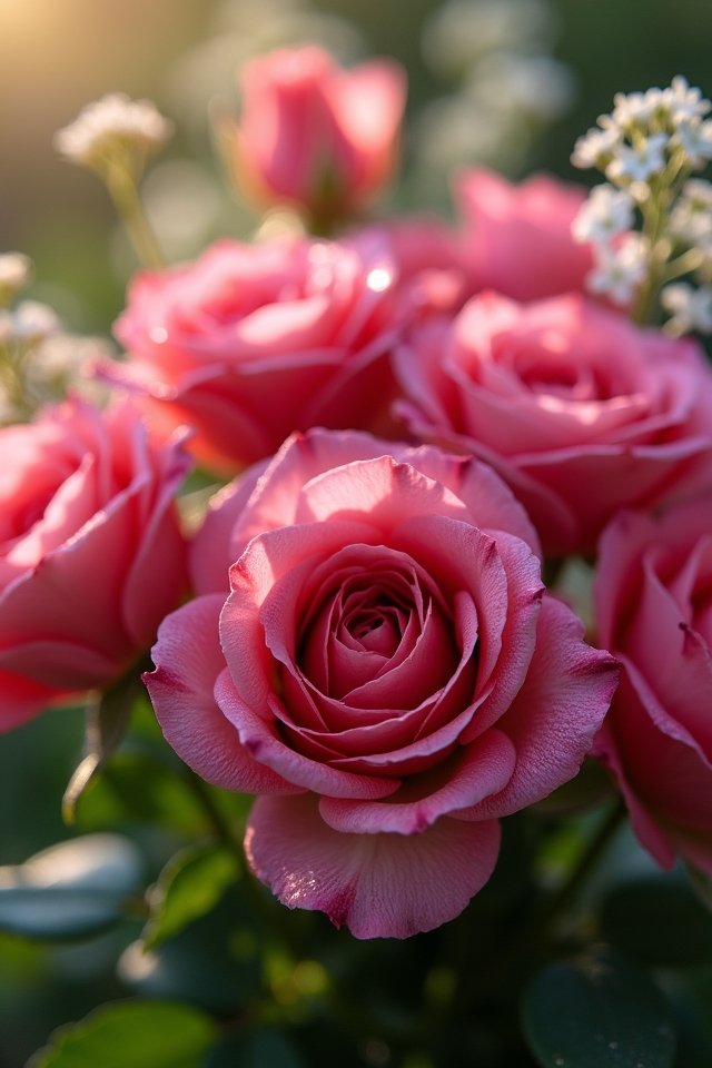 timeless hot pink bouquets