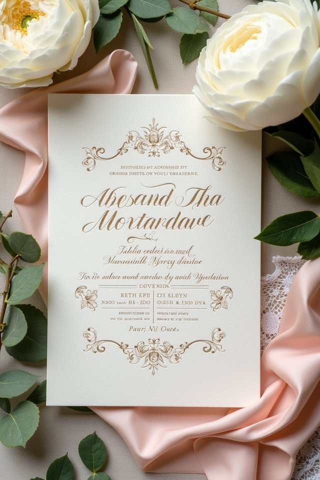 timeless letterpress invitations charm