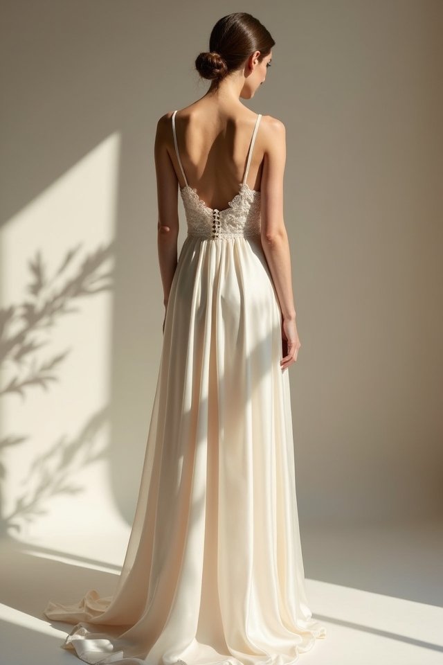 timeless minimalist slip dress