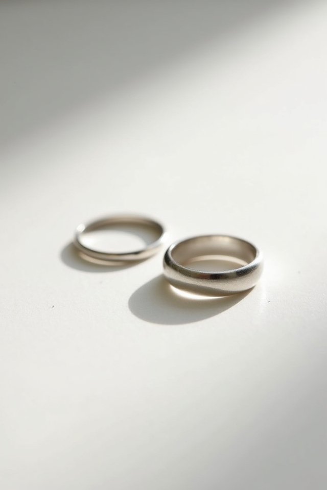 timeless minimalist wedding rings