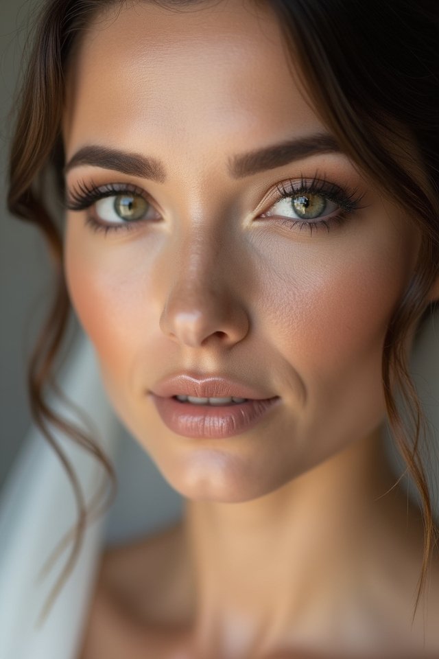 timeless mono tone bridal elegance