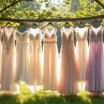timeless outdoor wedding dresses