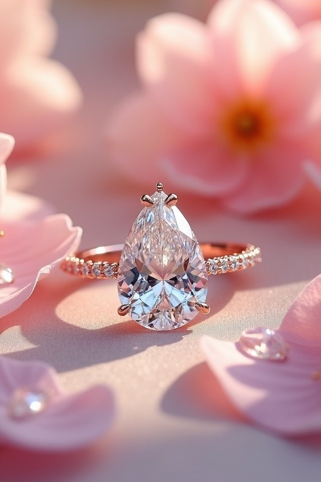 timeless pear shaped elegance