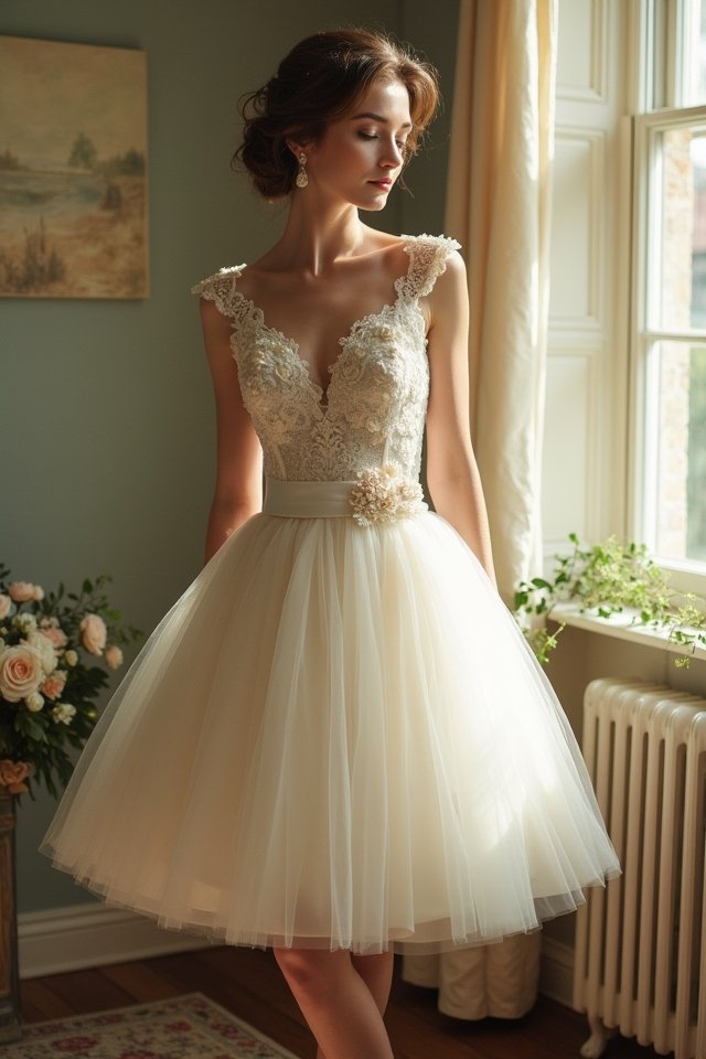 timeless retro tea length charm