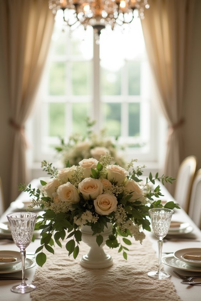timeless romantic floral arrangements