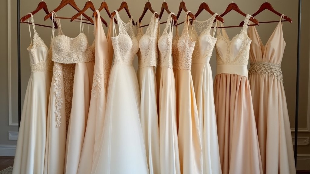 timeless satin wedding dresses