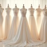 timeless satin wedding dresses