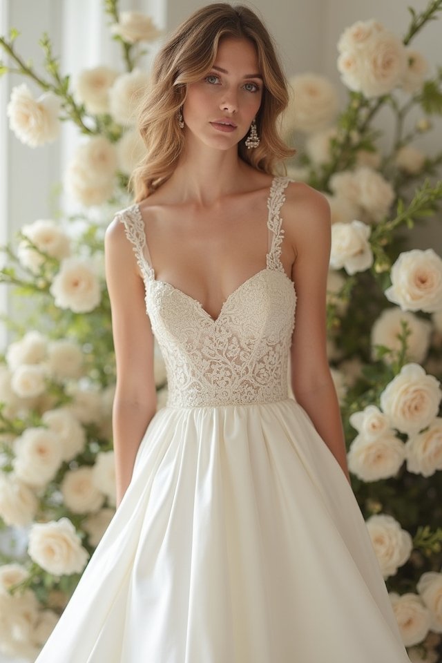 timeless silk bridal elegance