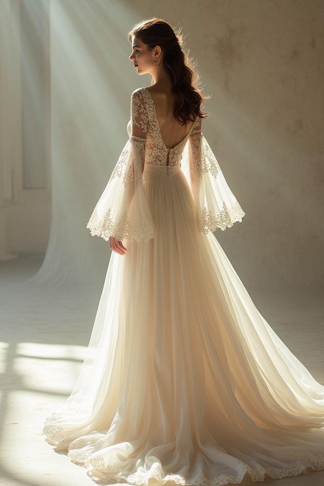 timeless silk gown elegance