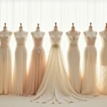 timeless square neck wedding dresses