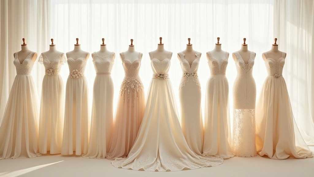 timeless square neck wedding dresses
