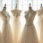 timeless square neck wedding dresses