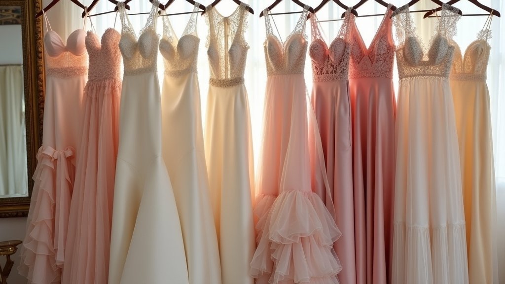 timeless unique satin dresses