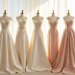 timeless unique satin wedding dresses