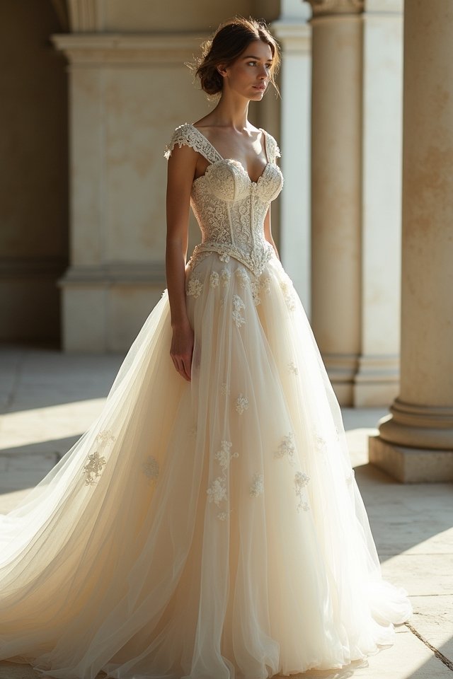 timeless vintage ball gown